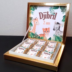Boite chocolats Safari - jungle